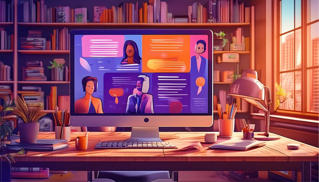 Diverse Online Business Meetings